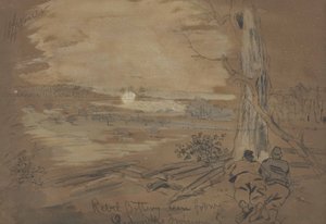 Batterie rebelle vue de la division de Sedgwick - Winslow Homer